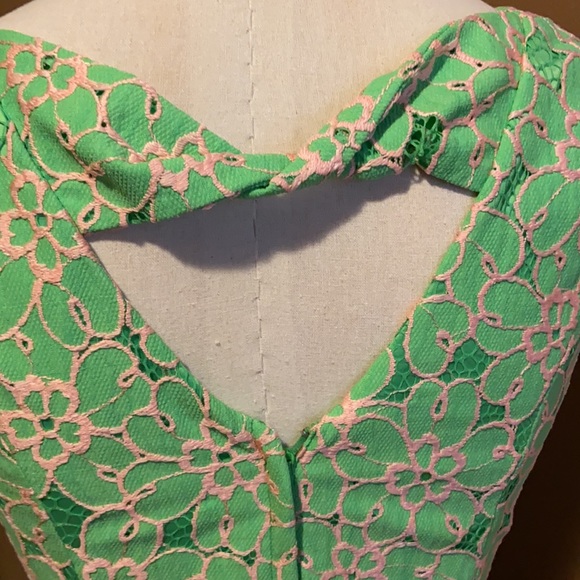 Lilly Pulitzer Floral Midi Lace Pattern Dress - Picture 6 of 10